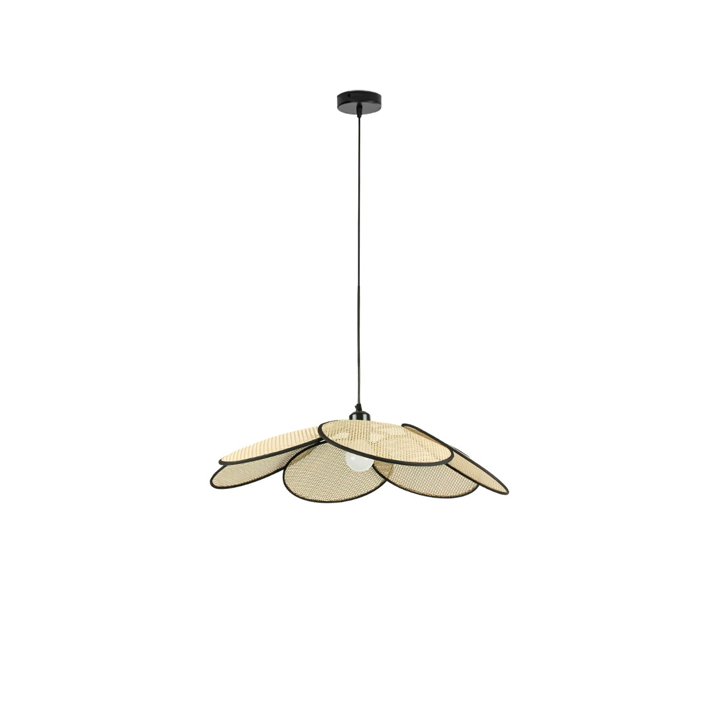 Petals Rattan Ceiling light fitting Pendant Lamp