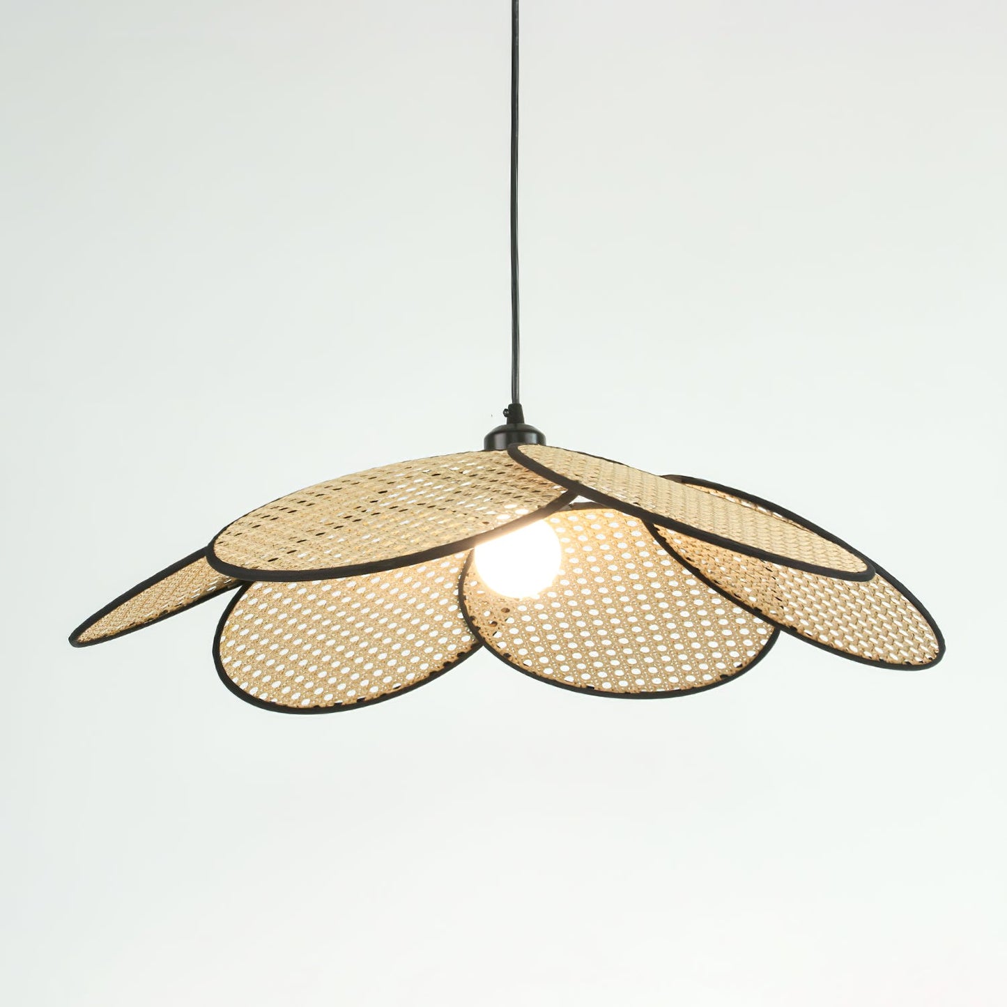 Petals Rattan Ceiling light fitting Pendant Lamp