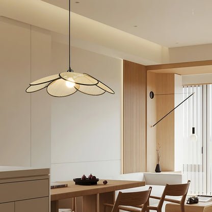 Petals Rattan Ceiling light fitting Pendant Lamp