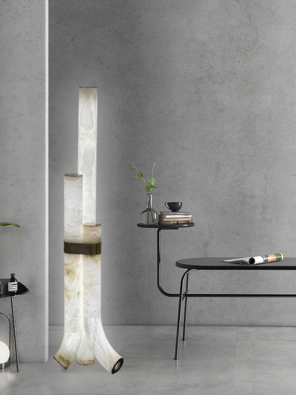 Piped Alabaster Ambient Floor Lamp Floor Lamp