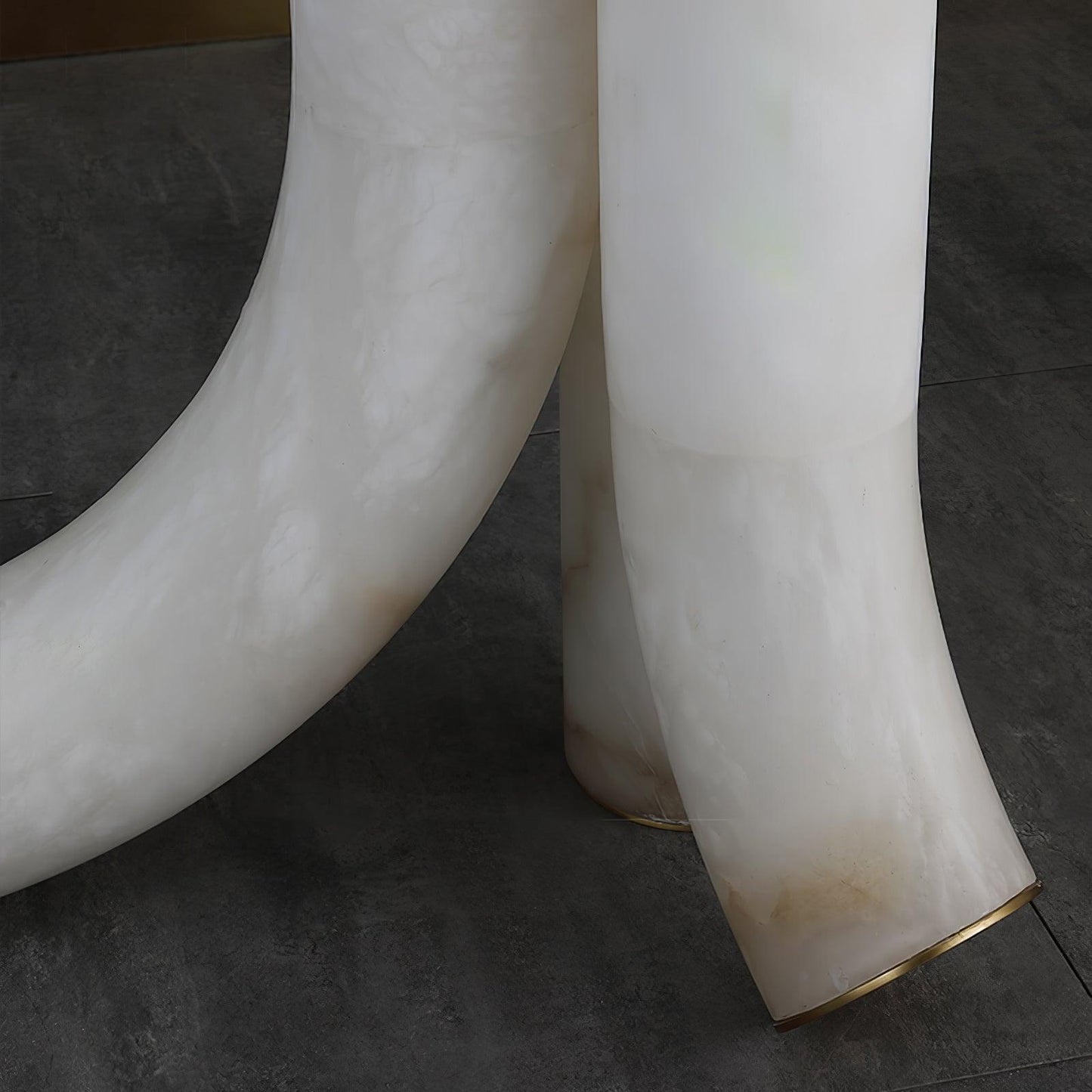 Piped Alabaster Ambient Floor Lamp Floor Lamp