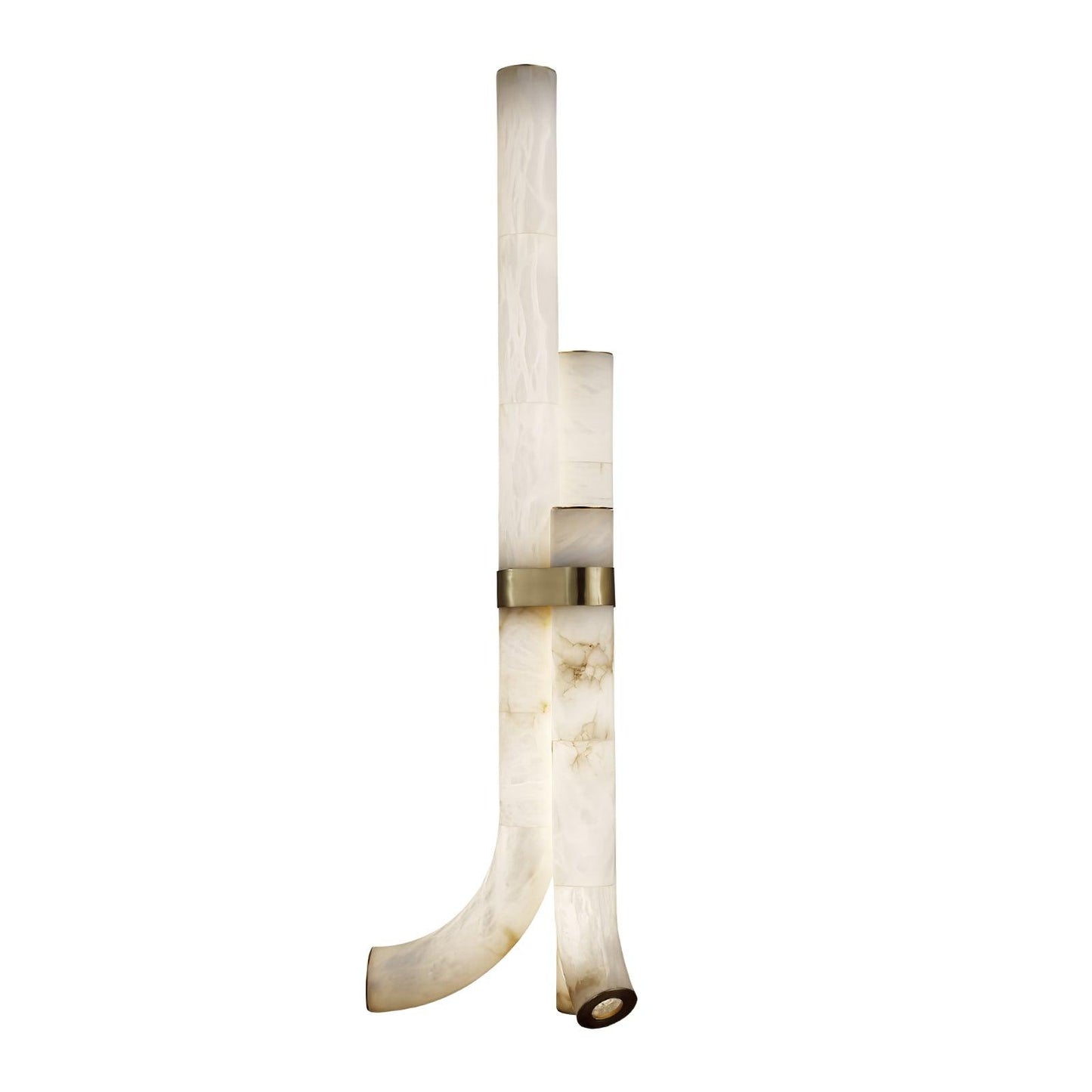 Piped Alabaster Ambient Floor Lamp Floor Lamp