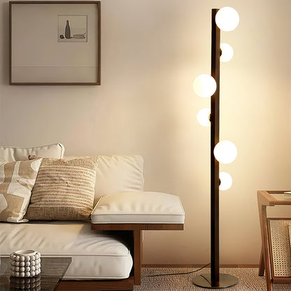 Planeta Wood Reading Lamp Floor Lamp