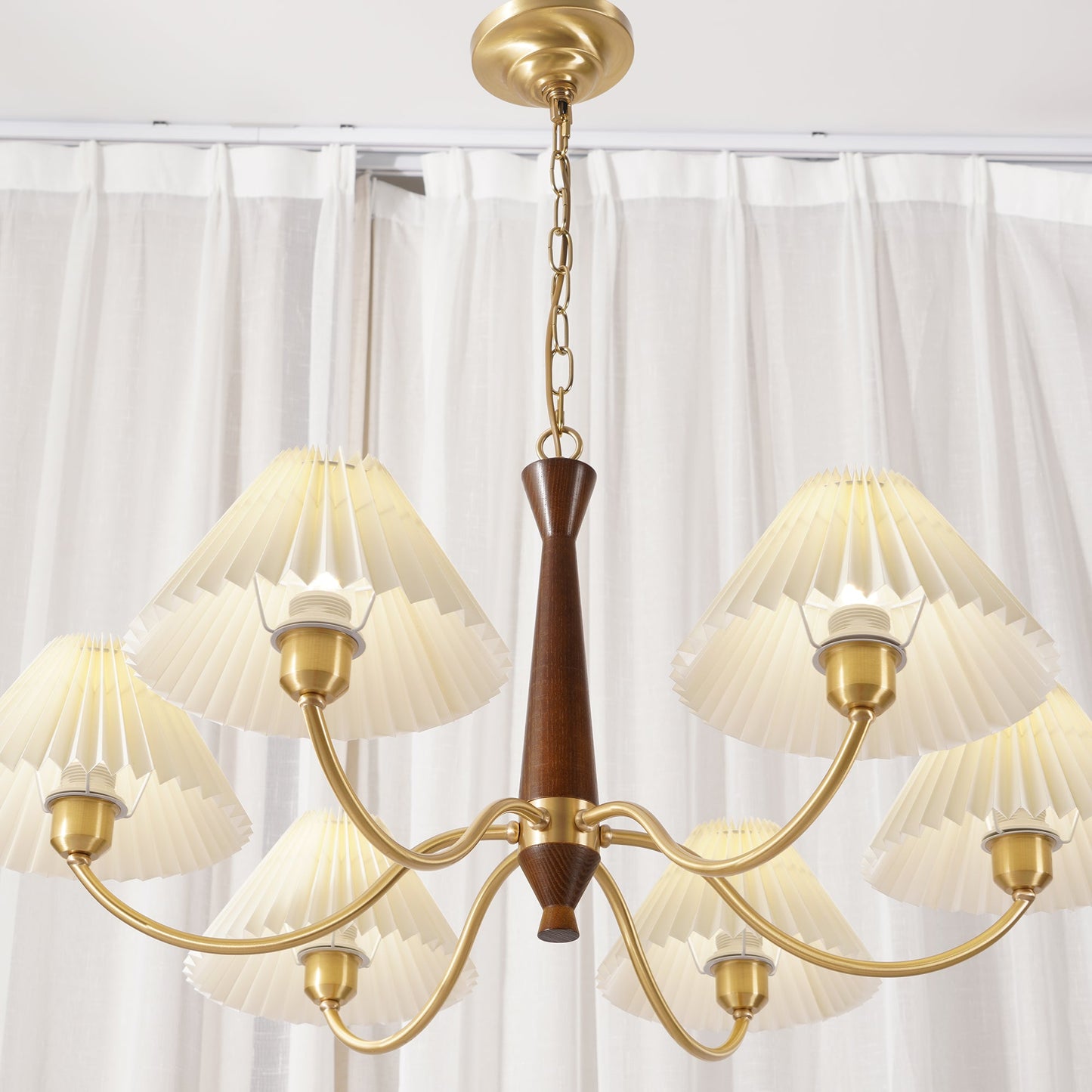 Pleated Ceiling fixture Chandelier