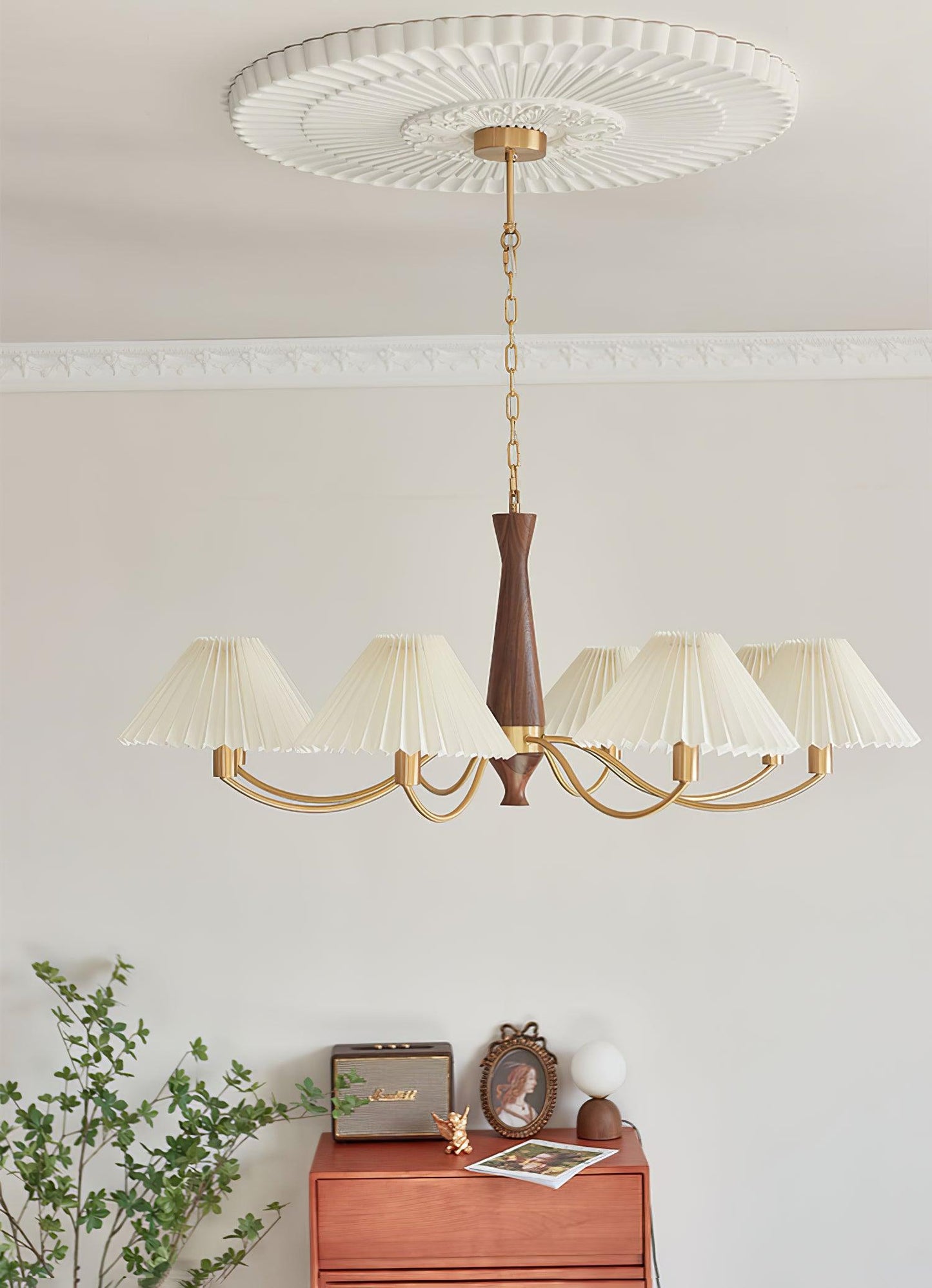 Pleated Ceiling fixture Chandelier