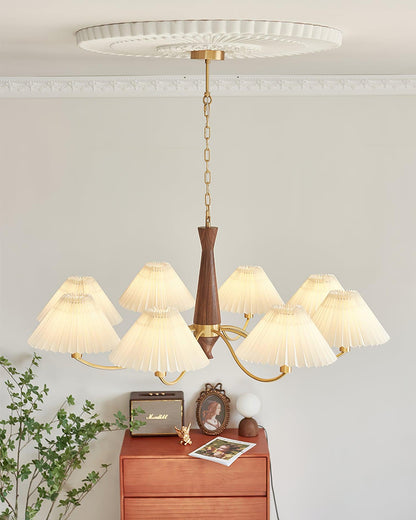 Pleated Ceiling fixture Chandelier