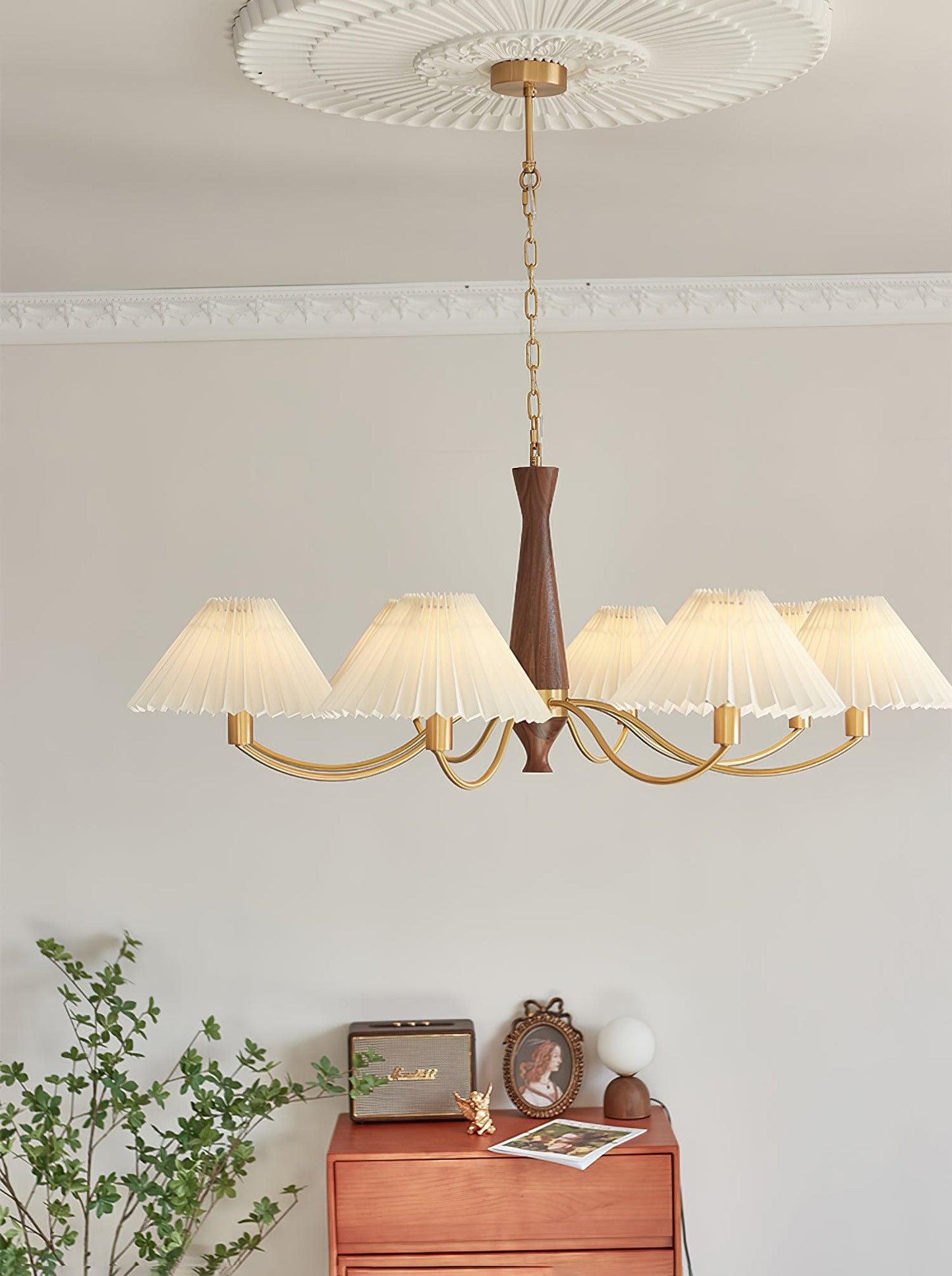 Pleated Ceiling fixture Chandelier