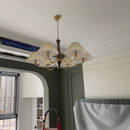 Pleated Ceiling fixture Chandelier