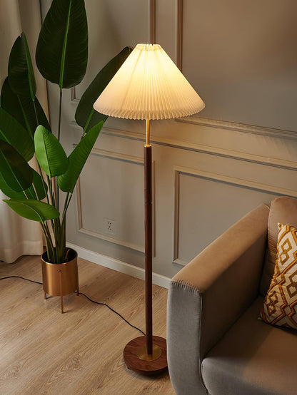 Pleated Reading Lamp Floor Lamp