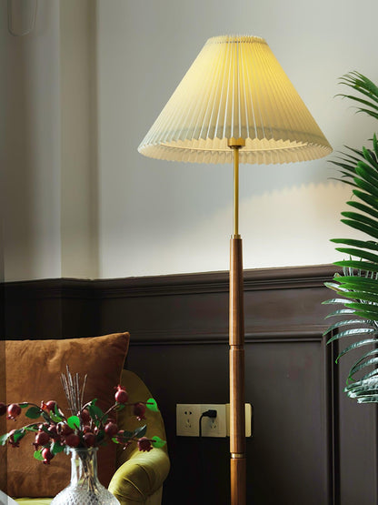 Pleated Reading Lamp Floor Lamp