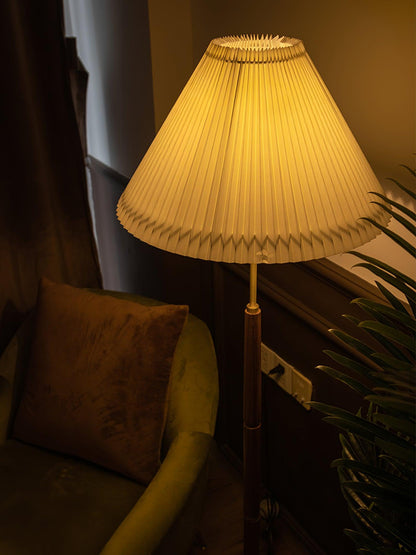 Pleated Reading Lamp Floor Lamp