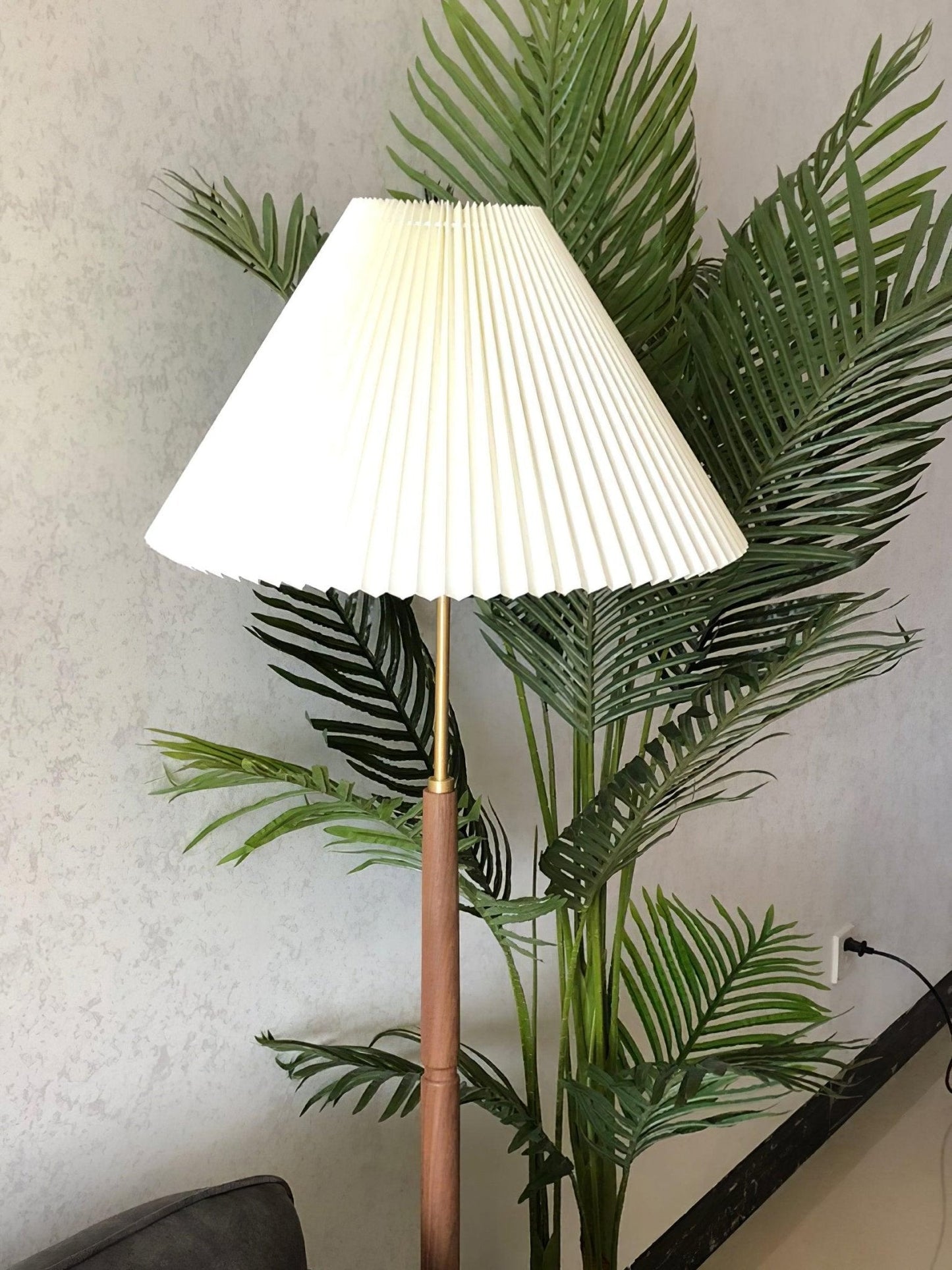 Pleated Reading Lamp Floor Lamp