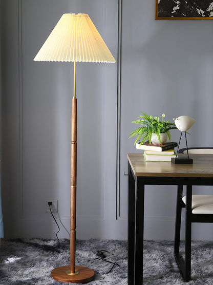 Pleated Reading Lamp Floor Lamp