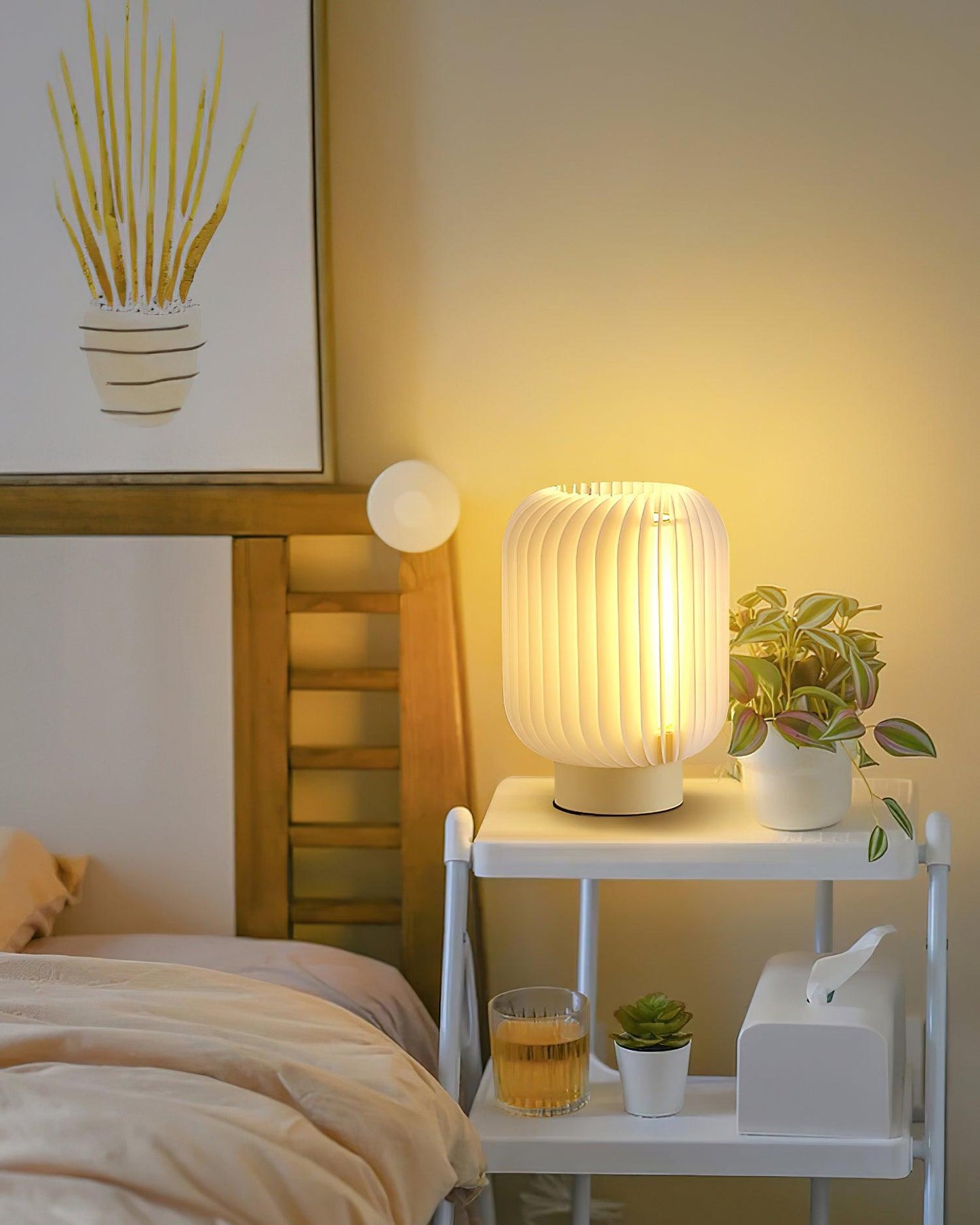 Pleated Bedside lamp Table Lamp