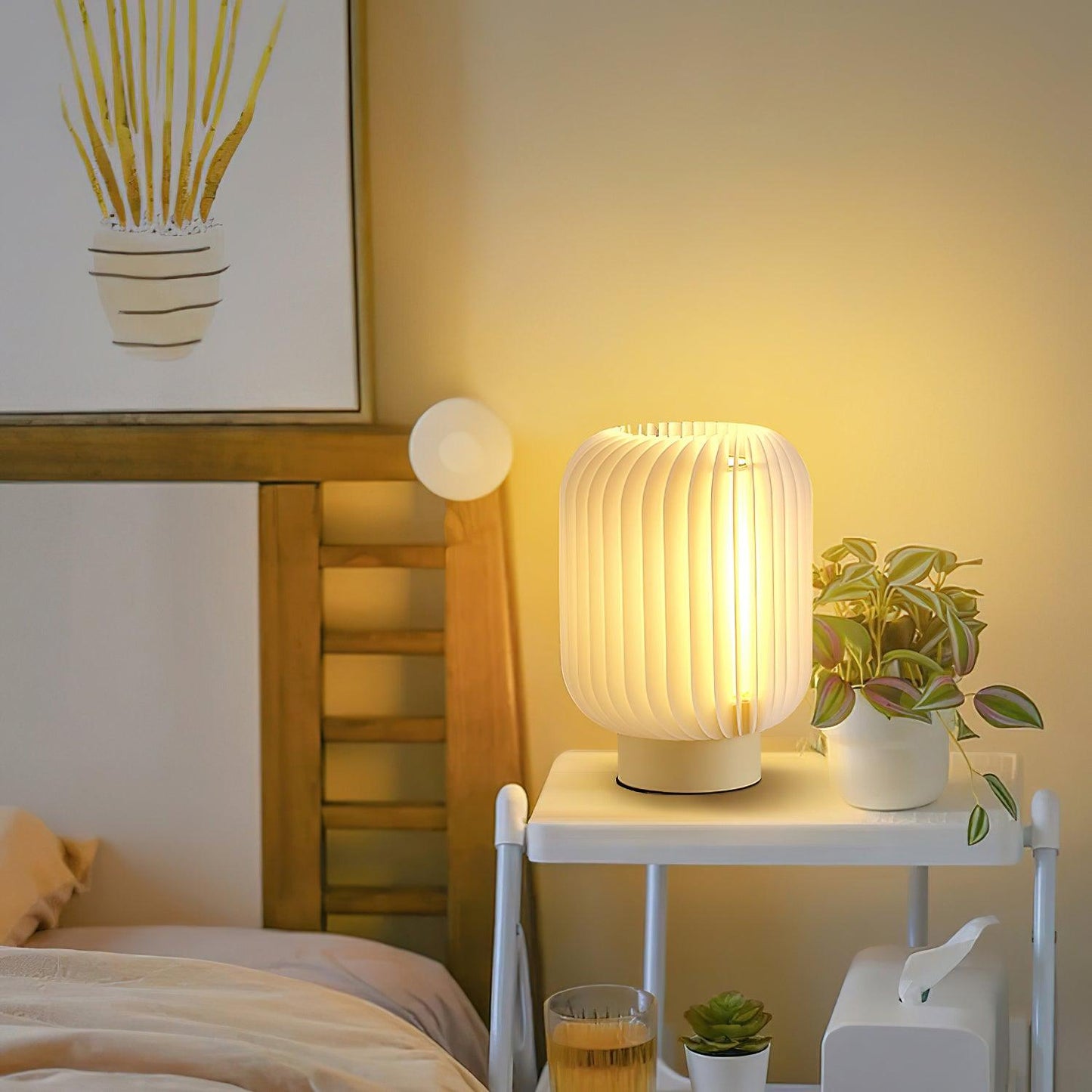 Pleated Bedside lamp Table Lamp