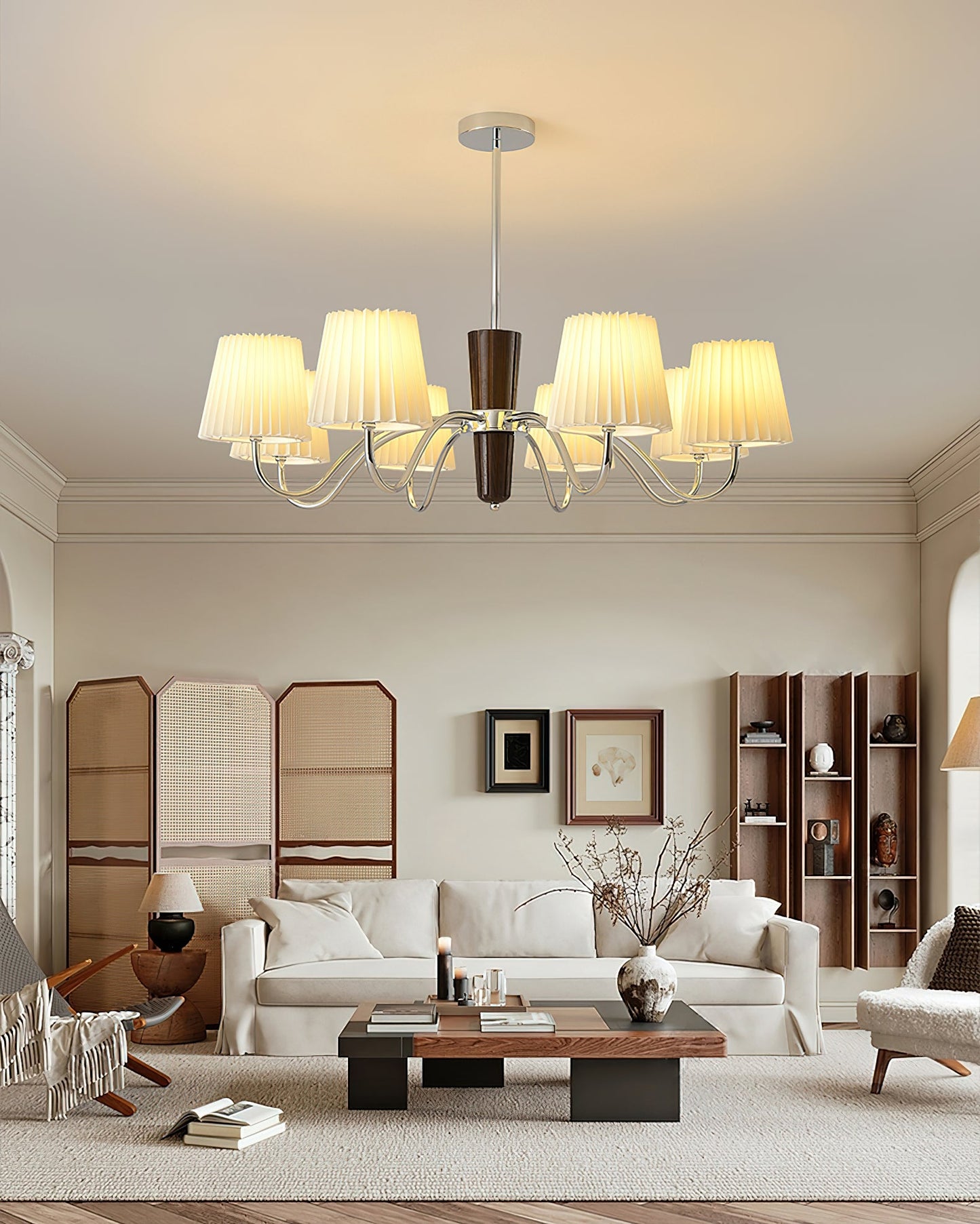 Plisse Electrolier Chandelier