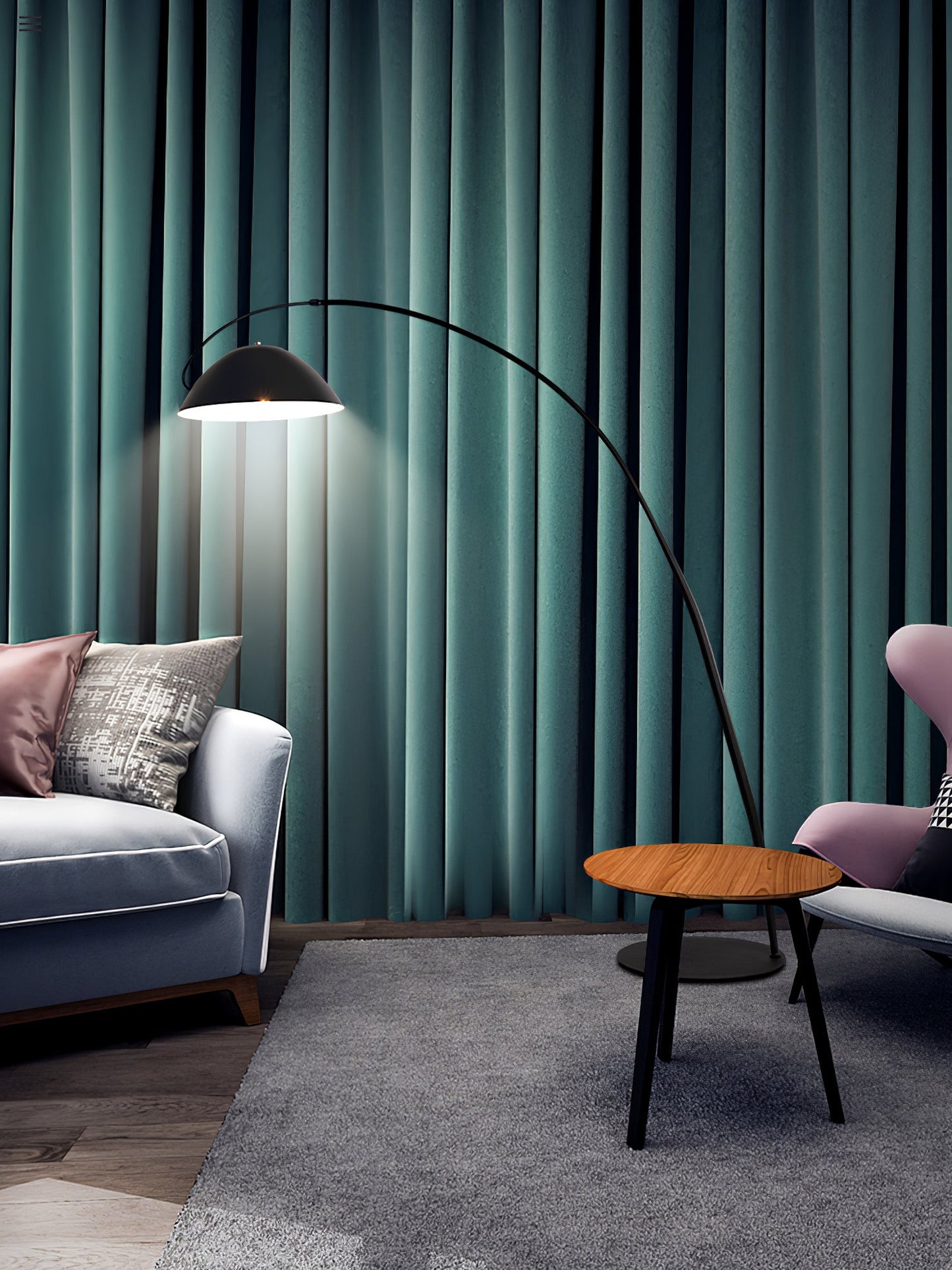 Verse Arc Free-standing Lamp Floor Lamp