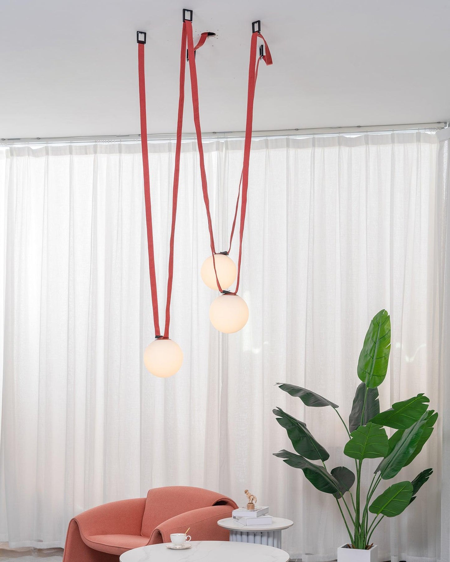 Multiple Belt Art Droplight Pendant Light