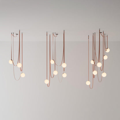 Multiple Belt Art Droplight Pendant Light