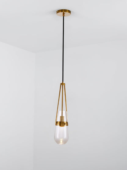 Poble Glass Droplight Pendant Light