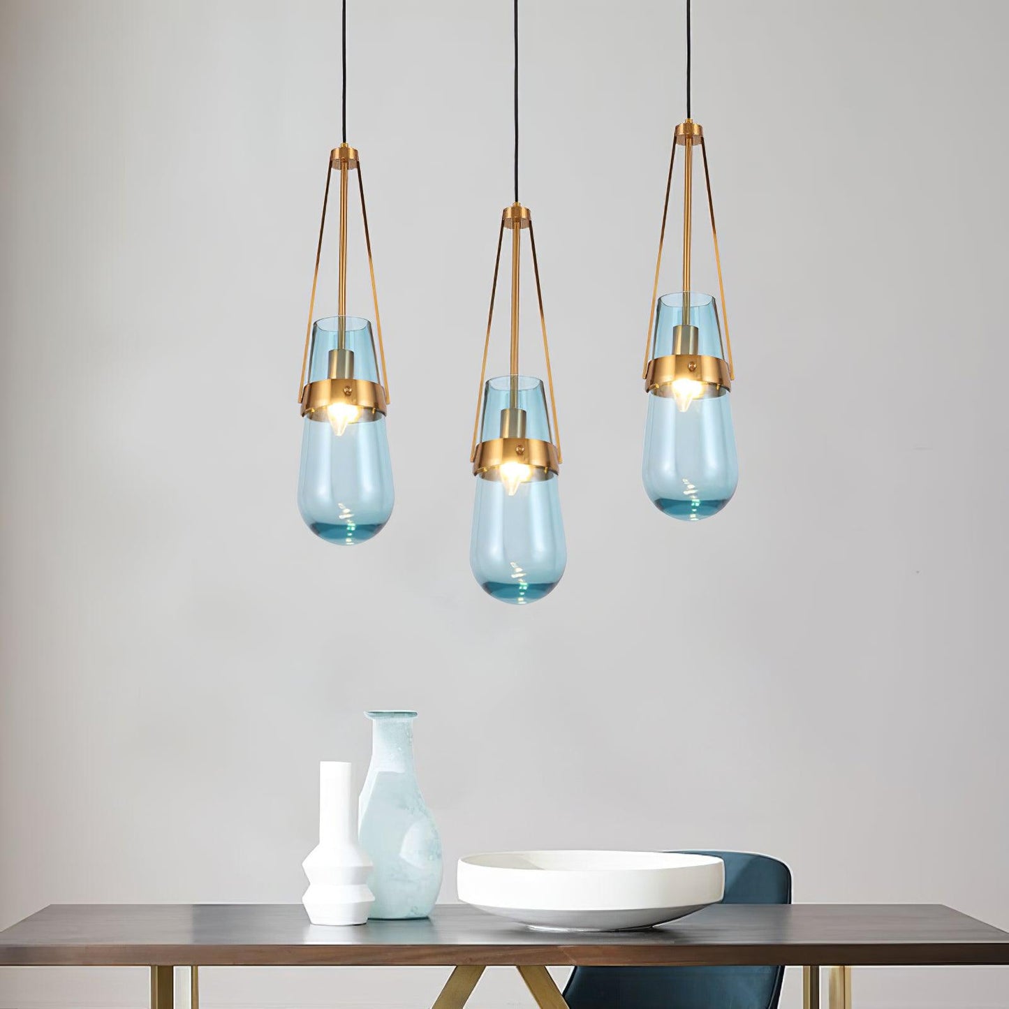 Poble Glass Droplight Pendant Light