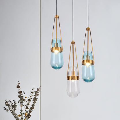 Poble Glass Droplight Pendant Light