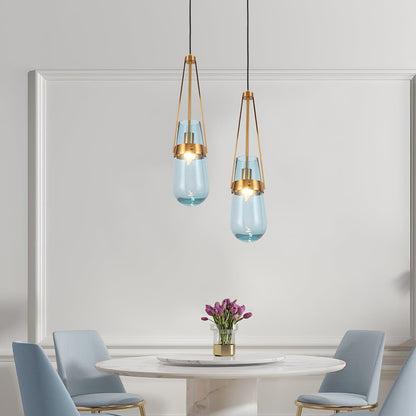 Poble Glass Droplight Pendant Light