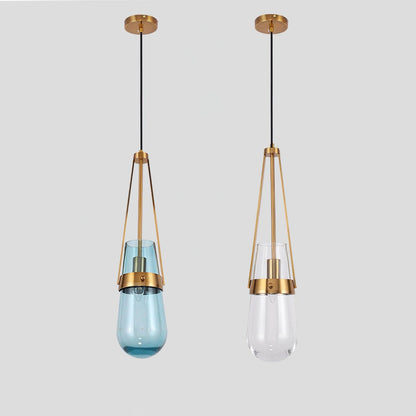 Poble Glass Droplight Pendant Light