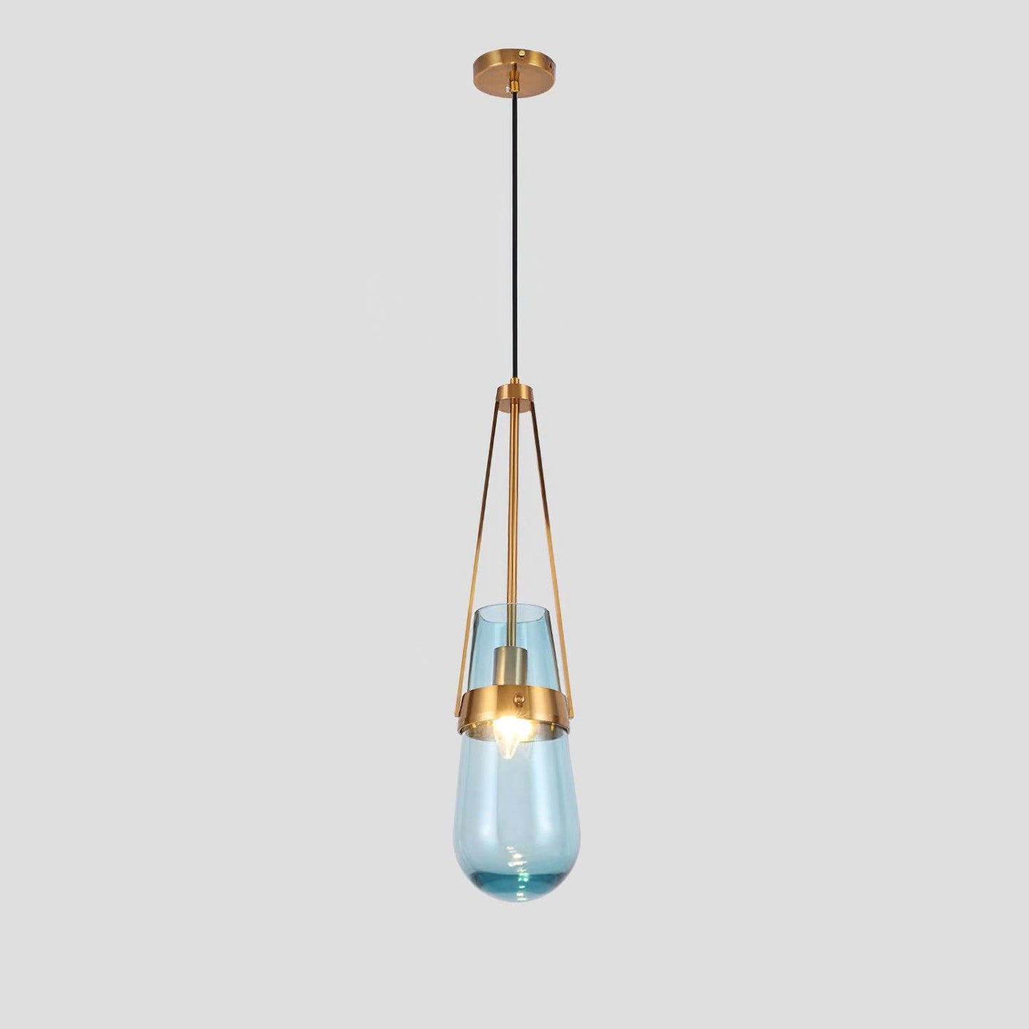 Poble Glass Droplight Pendant Light