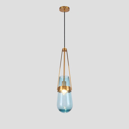 Poble Glass Droplight Pendant Light