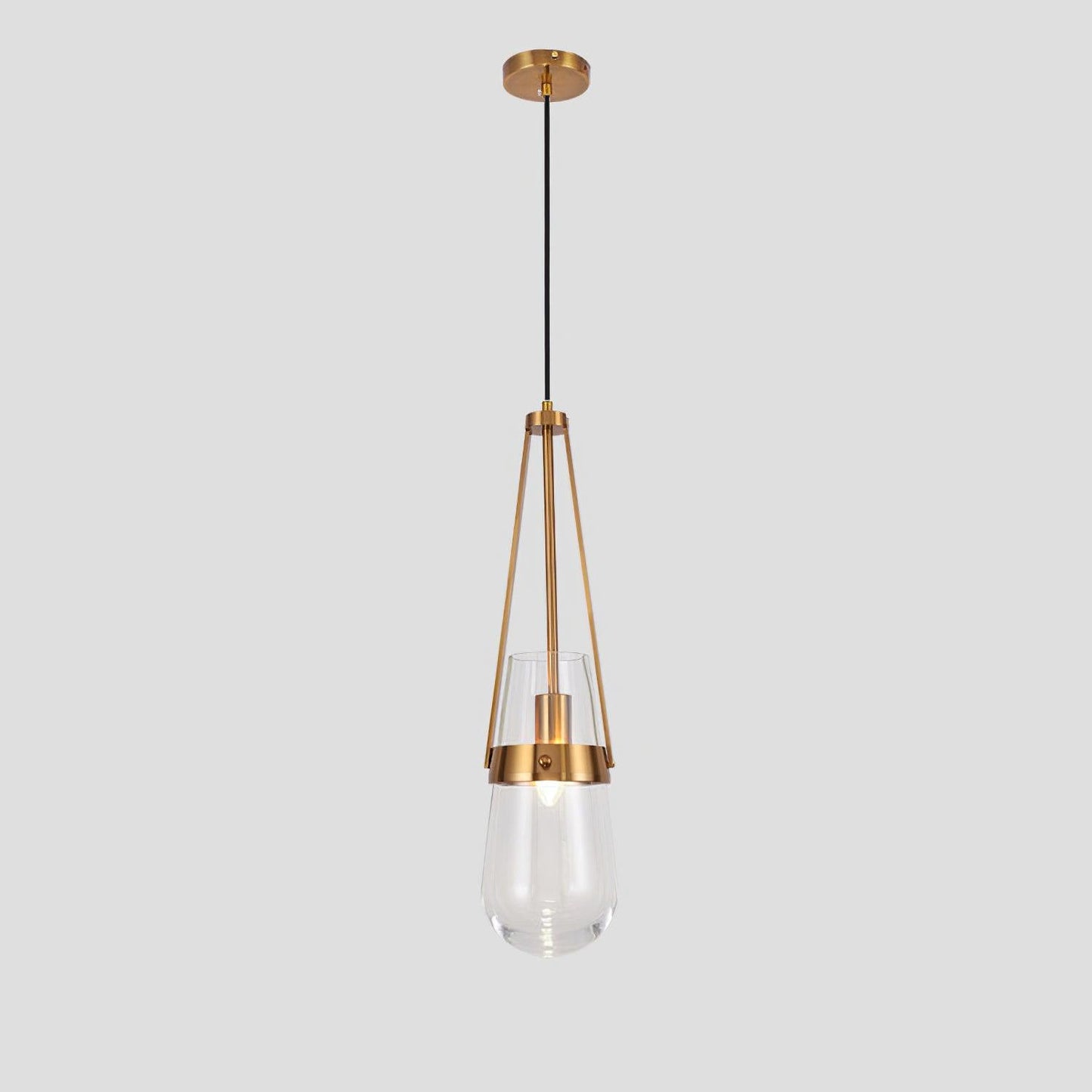 Poble Glass Droplight Pendant Light