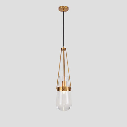 Poble Glass Droplight Pendant Light