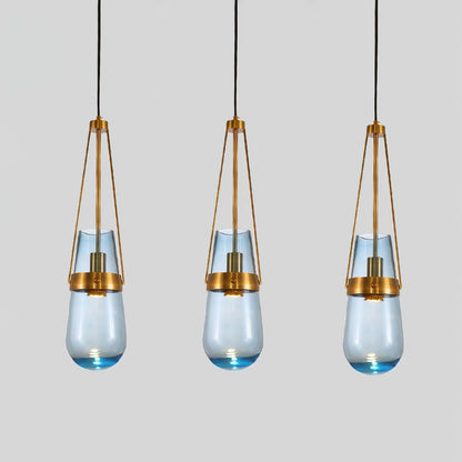 Poble Glass Droplight Pendant Light