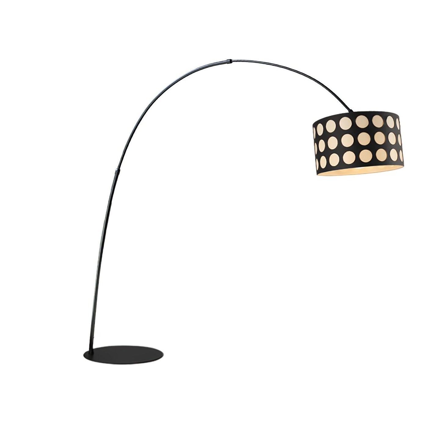 Polka Arc Fabric Free-standing Lamp Floor Lamp