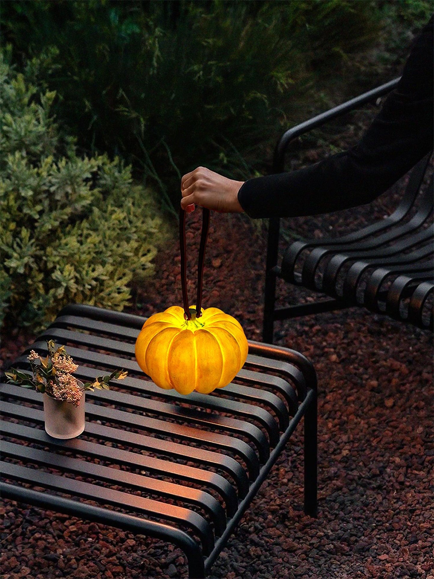 Portable Pumpkin Built-in Battery Desk lamp Table Lamp