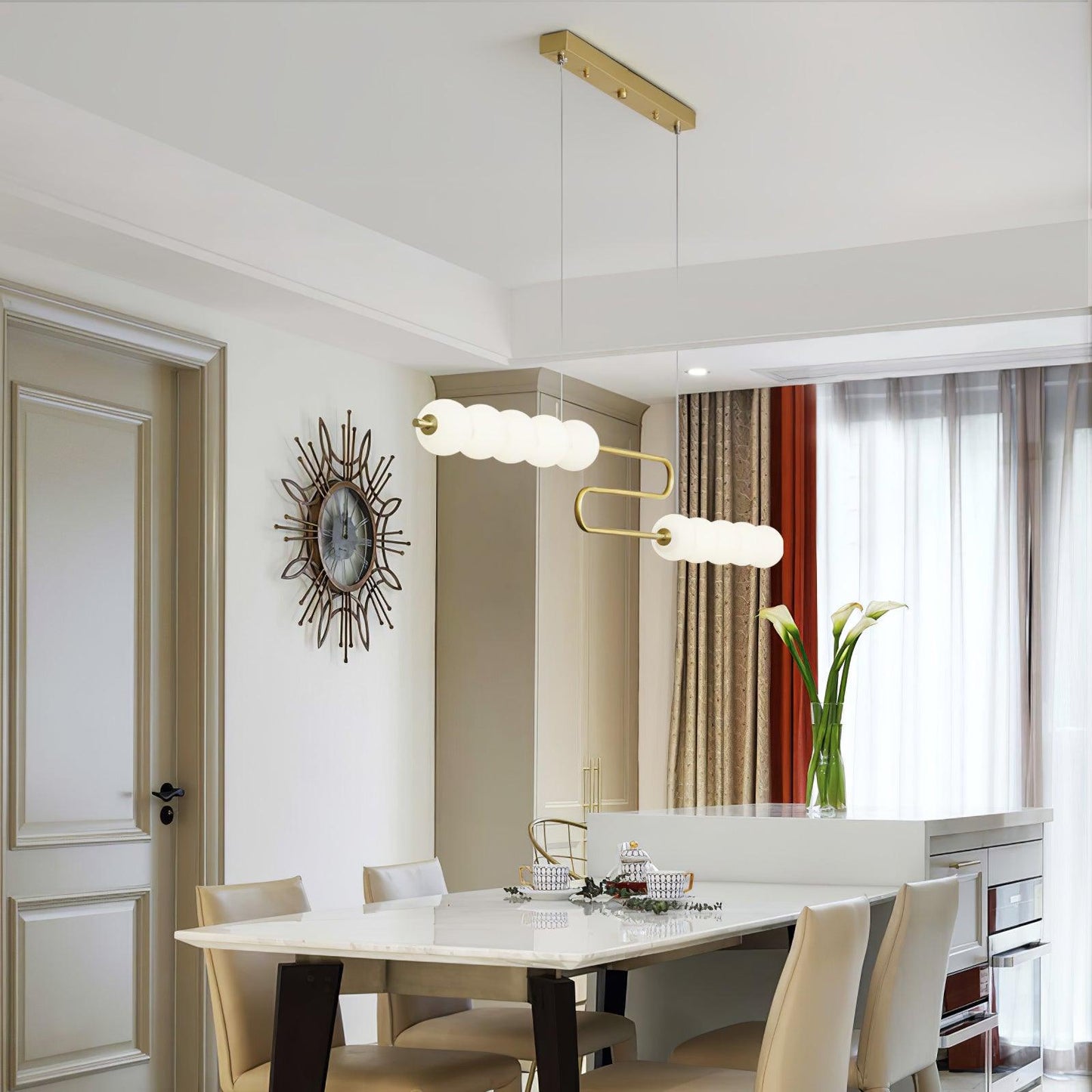 Pearl Chain Ceiling light fitting Pendant Lamp