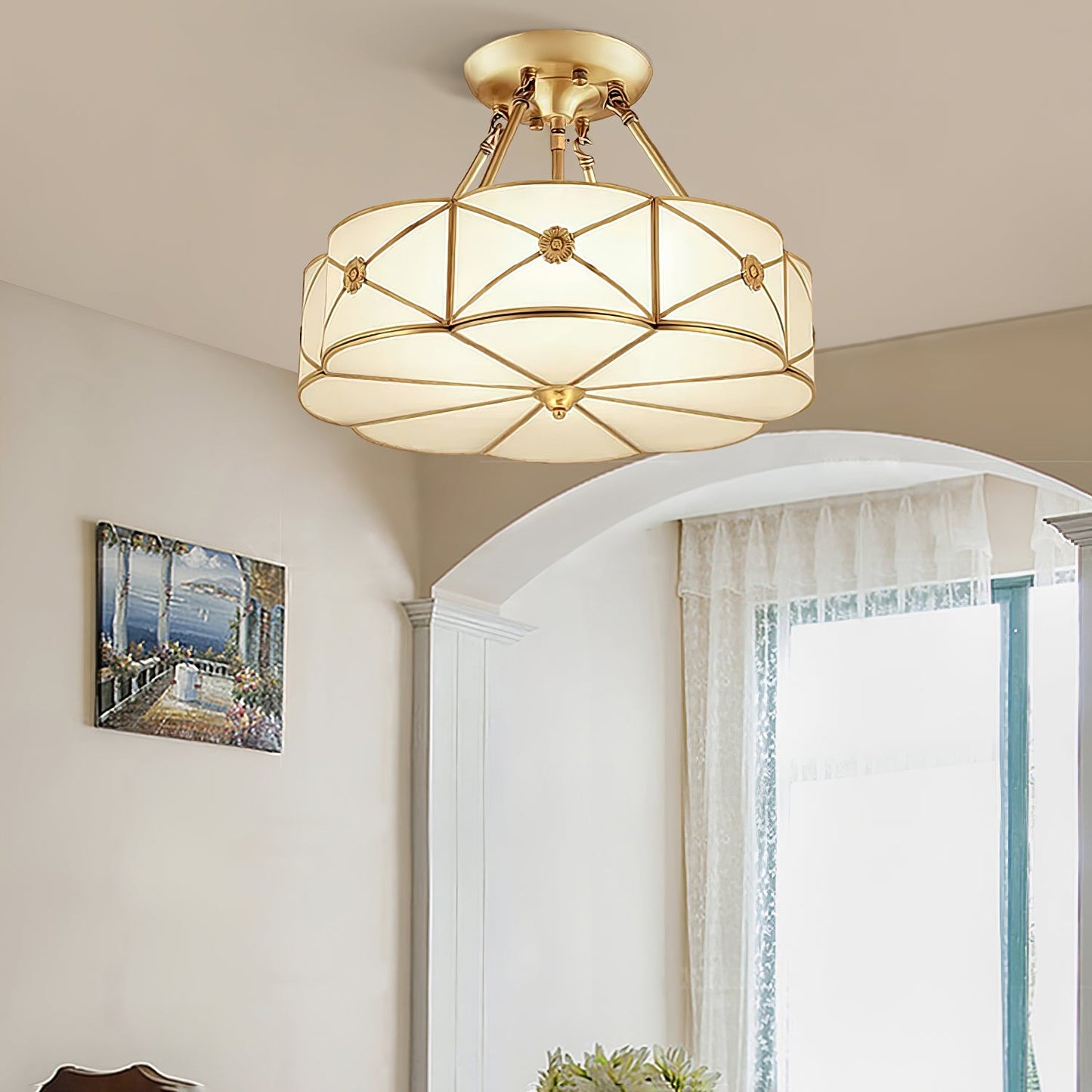 Preston Flush mount light Ceiling Lamp