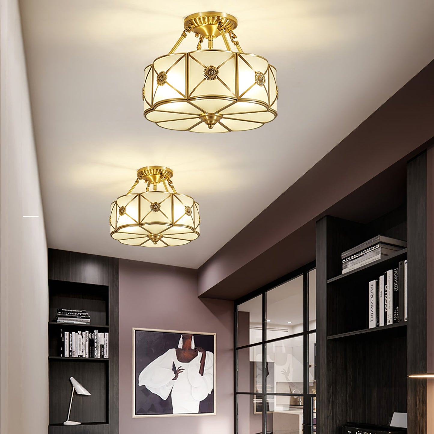 Preston Flush mount light Ceiling Lamp