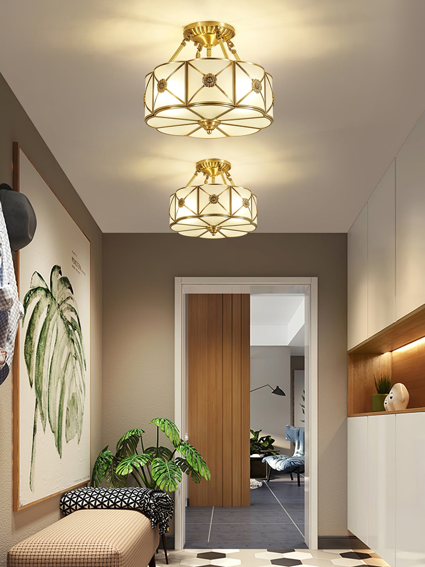 Preston Flush mount light Ceiling Lamp