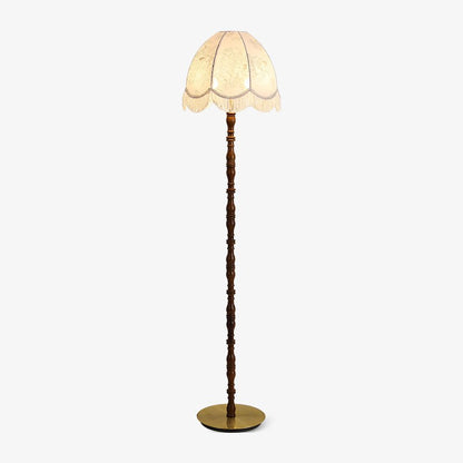 Printed Tassel Accent Lamp Floor Lamp