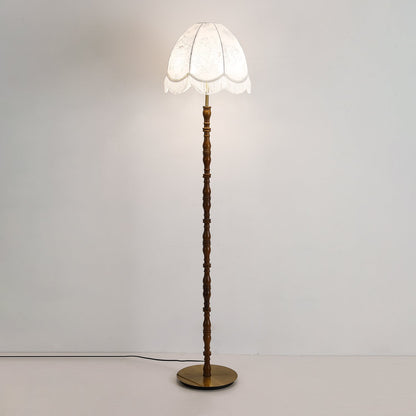 Printed Tassel Accent Lamp Floor Lamp