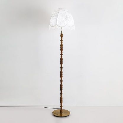 Printed Tassel Accent Lamp Floor Lamp