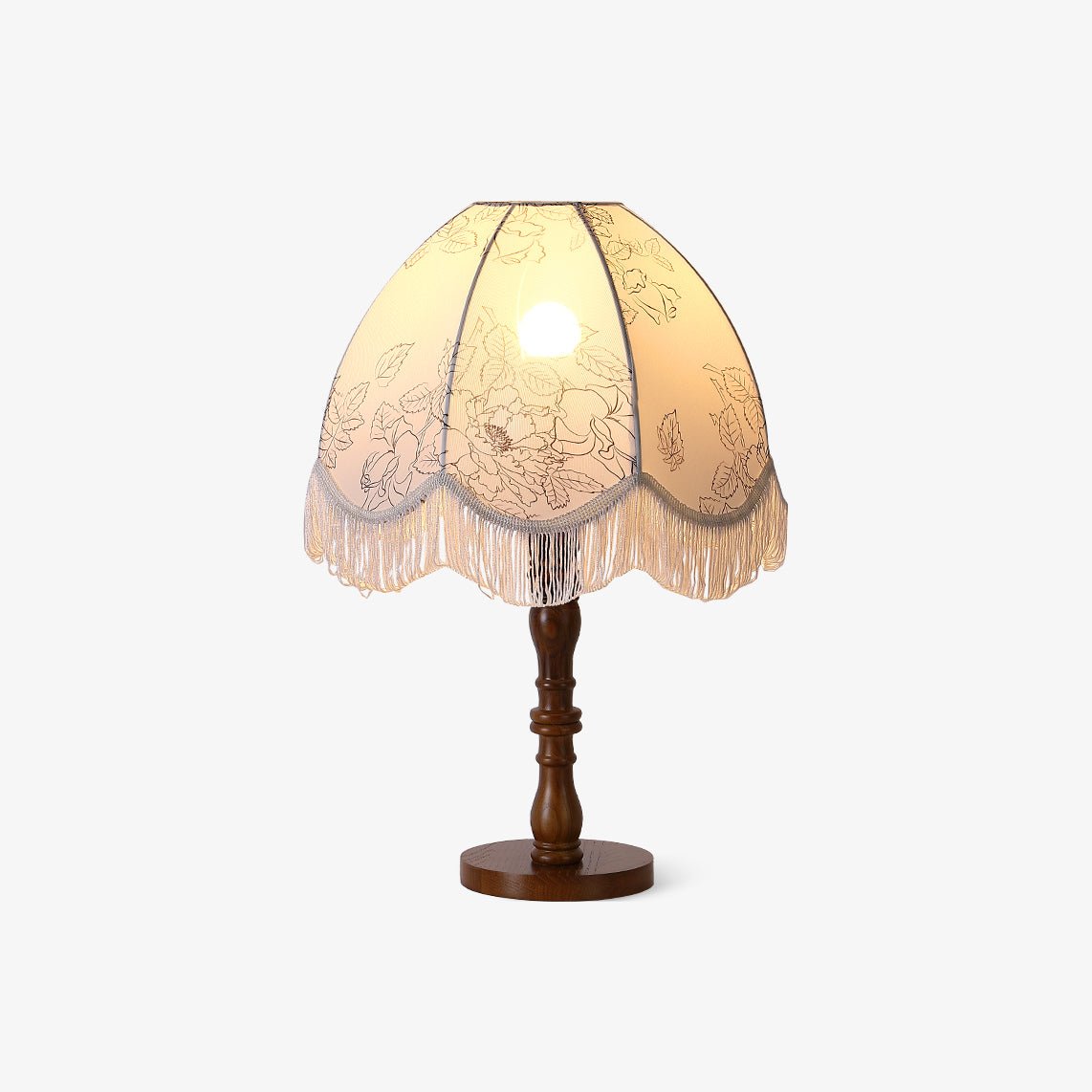 Printed Tassel Work lamp Table Lamp