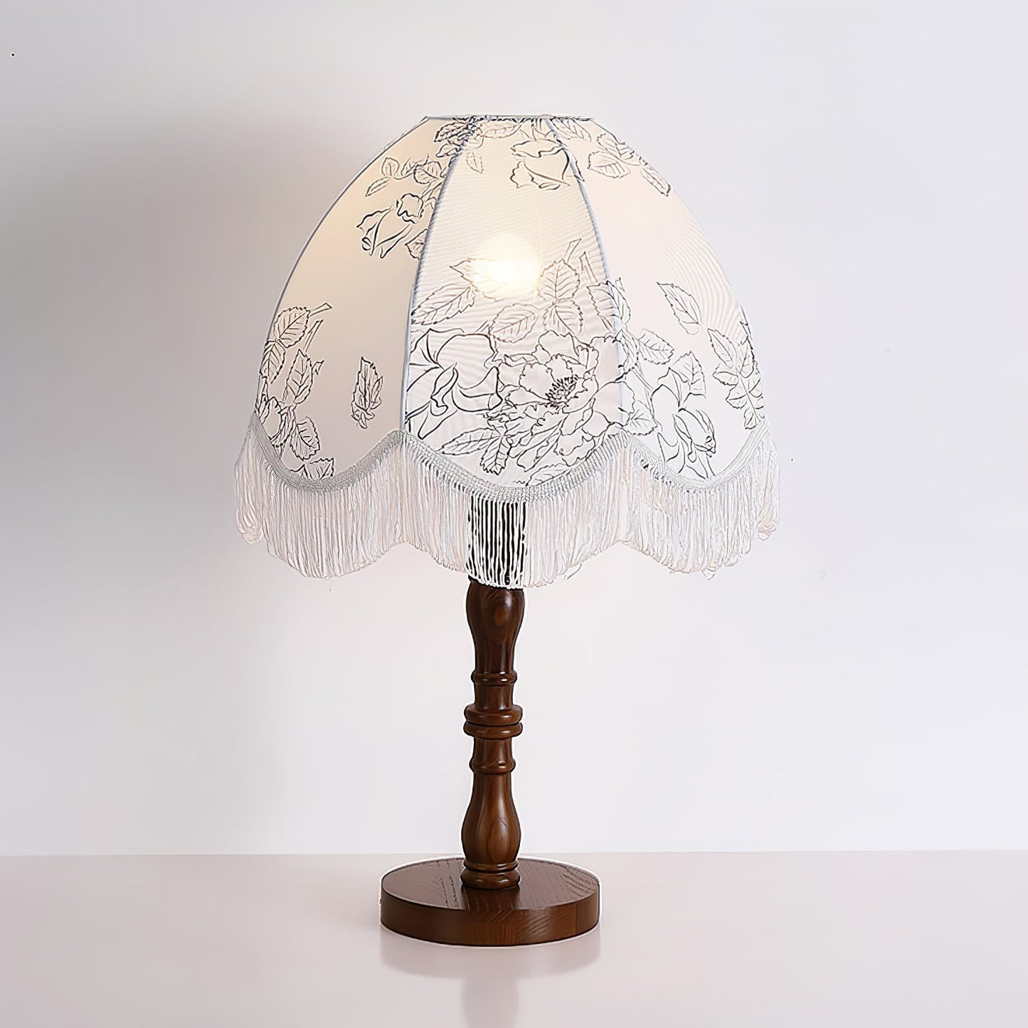 Printed Tassel Work lamp Table Lamp