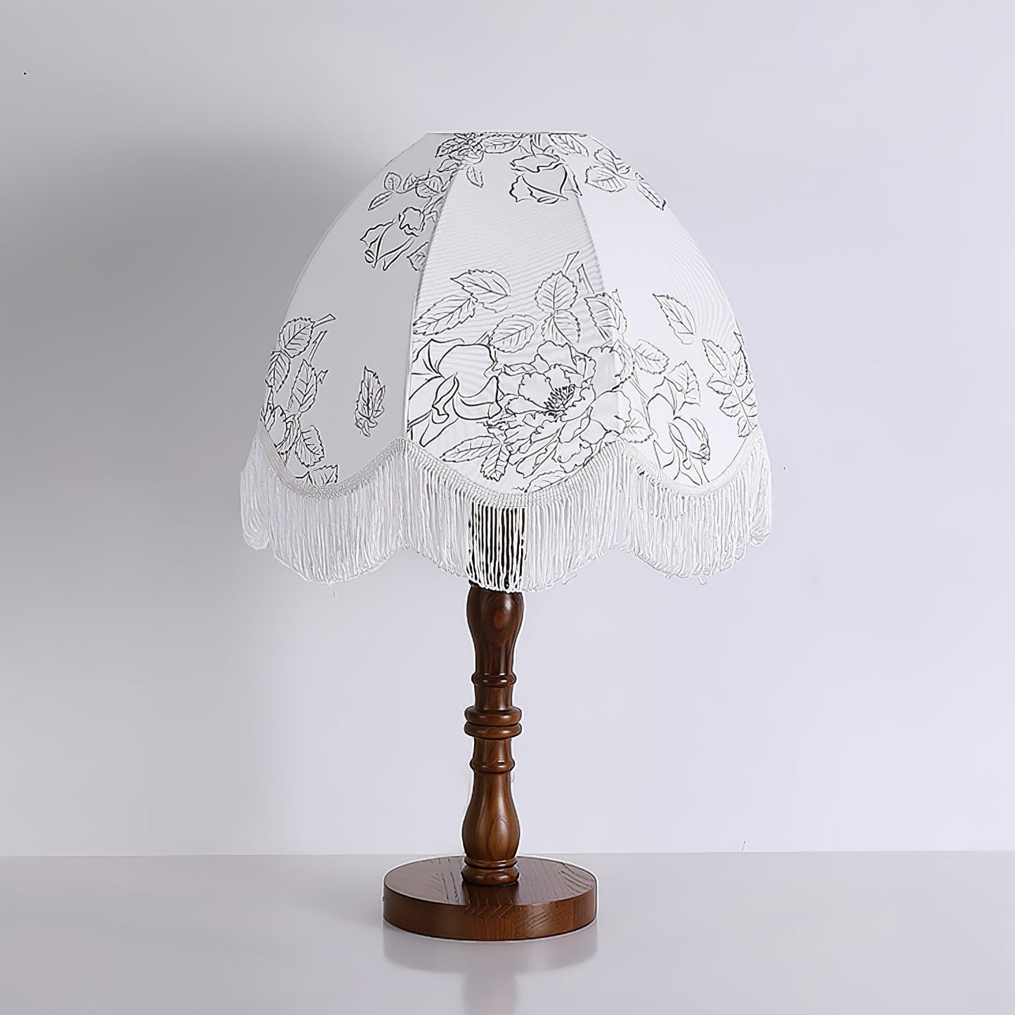 Printed Tassel Work lamp Table Lamp