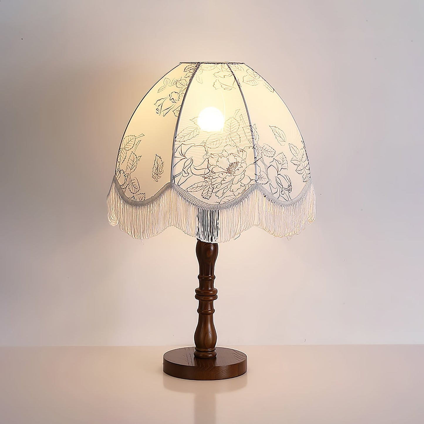 Printed Tassel Work lamp Table Lamp