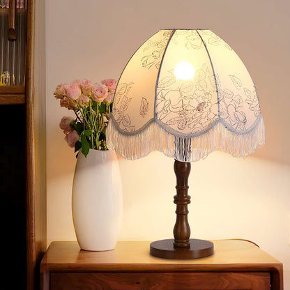 Printed Tassel Work lamp Table Lamp