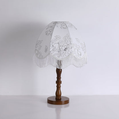 Printed Tassel Work lamp Table Lamp