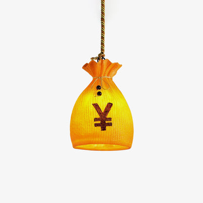 Prosperity Pouch Resin Drop light Pendant Lamp