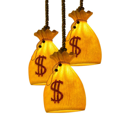 Prosperity Pouch Resin Drop light Pendant Lamp